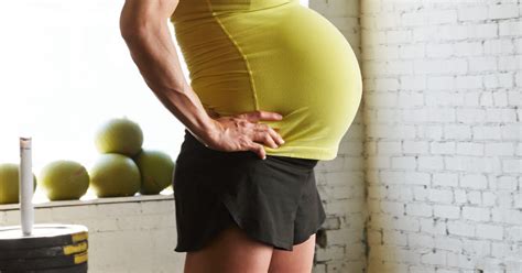 Husband Fake Belly Pregnancy Crossfit