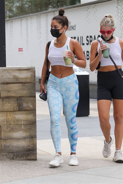 Vanessa Hudgens Sexy Braless Breasts At The Gym In Los Angeles Hot