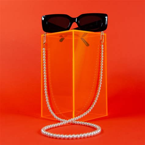 Pearl Safety Pin Eyeglass Chain Vidakush