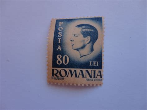80 Lei Romania Postage Stamp Postage Stamps Postage Stamp Collection