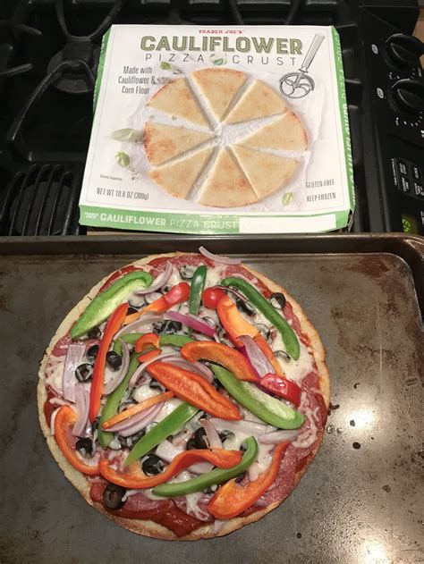 Trader Joes Cauliflower Crust Pizza Recipe — Elisa Eats A Pizza