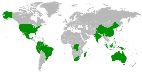 Países Megadiversos Wikipedia La Enciclopedia Libre