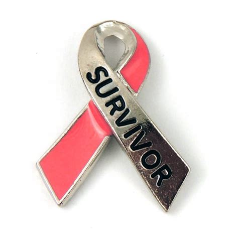 Cancer Survivor Pin Cancer Awareness Ribbon Pin