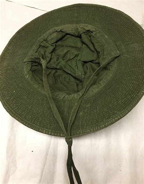 North Vietnamese Army Viet Cong Boonie Hat Wide Brim Reed Green Enemy