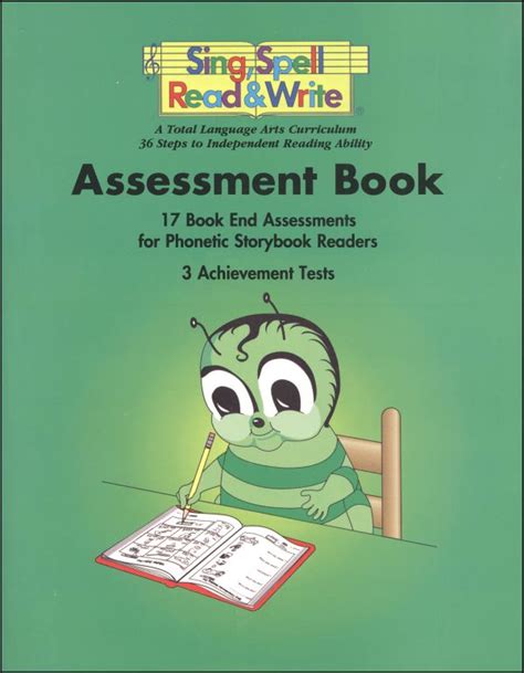 Sing Spell Read And Write Assessment Book Homeschool Edition
