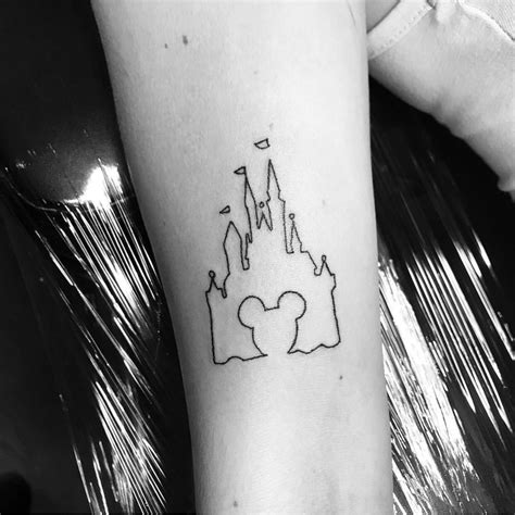 Disney Outline Tattoos