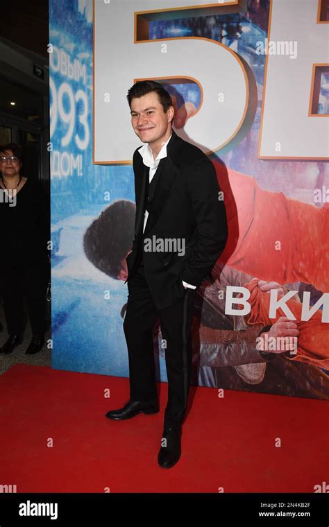 moscow actors oleg gaas at a premiere of the adventure comedy be at caro 11 october movie