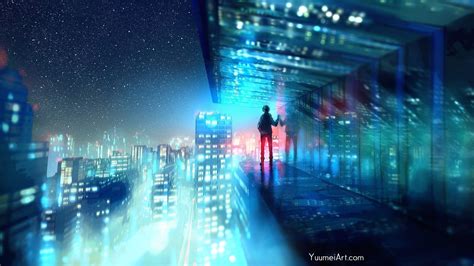 Anime Night City Wallpapers Top Những Hình Ảnh Đẹp