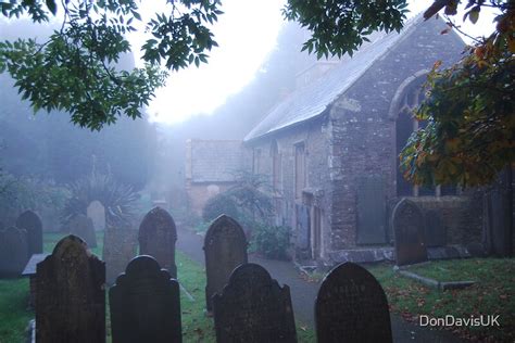 Misty Graveyard By Dondavisuk Redbubble