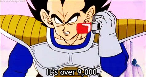 Dragon ball z it's over 9000 gif. I ate OVER 3000 calories today!! — MyFitnessPal.com