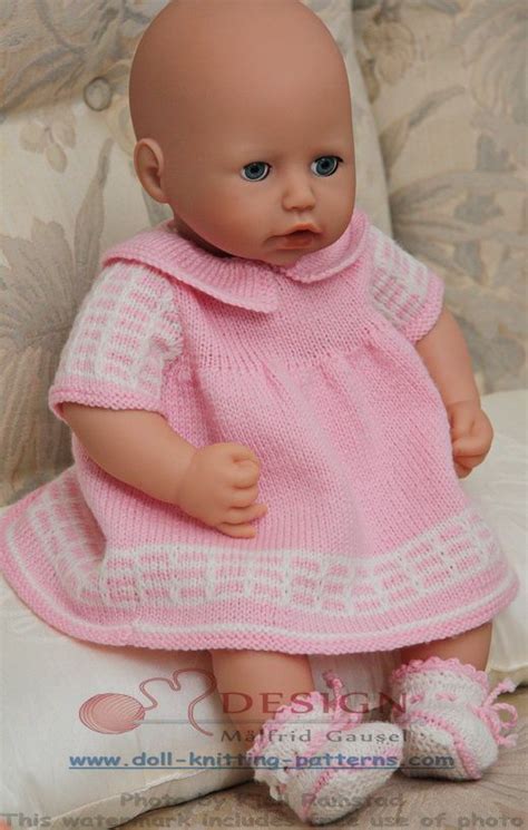 Knitting baby items is very rewarding and especially satisfyingly when you see the new bundle of joy snuggled up and looking cute in your knitwear. baby born doll knitting patterns | Baby doll clothes, Baby ...
