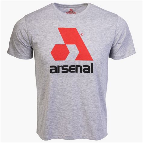 Arsenal Gray Cotton Relaxed Fit Logo T Shirt At K Var