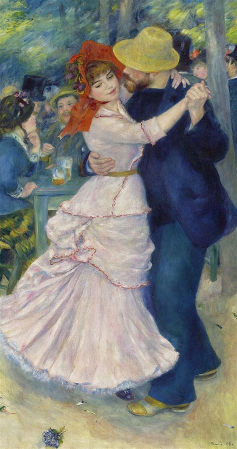 Dance At Bougival By Pierre Auguste Renoir Kalligone