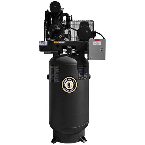 Industrial Gold 80 Gallon 5 Hp 1 Phase Vertical Reciprocating Air