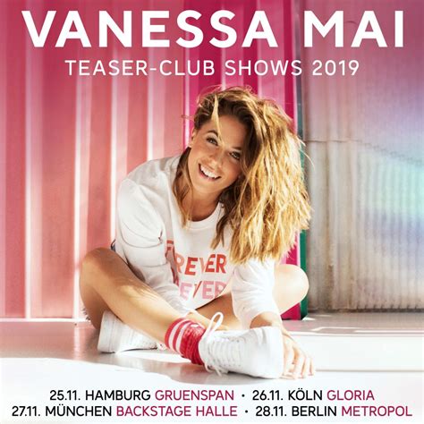 Vanessa marija else ferber (née mandekić, born 2 may 1992), known professionally as vanessa mai, is a german singer. Vanessa Mai - Am 28.11.2019 in Berlin (Metropol) - Trinity ...