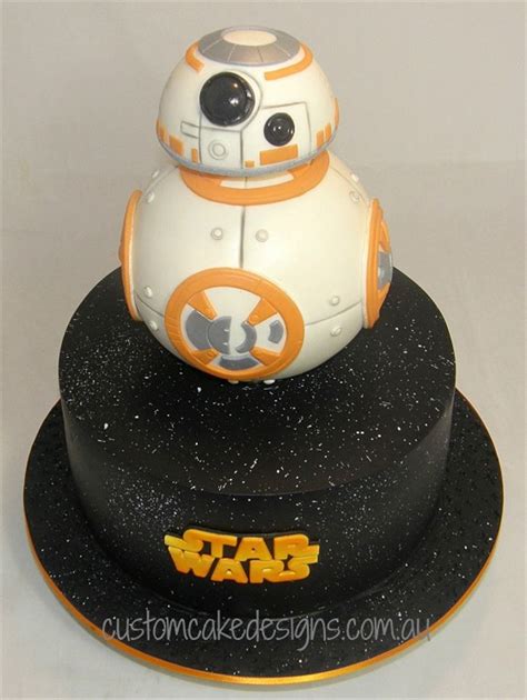 One tricky part about star wars cakes that puts many people off is the level of detail. Bb8 Star Wars Cake - CakeCentral.com