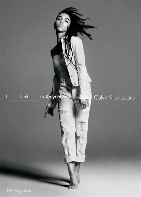 FKA Twigs Kaner Flex By David Sims For Calvin Klein Jeans Spring 2016