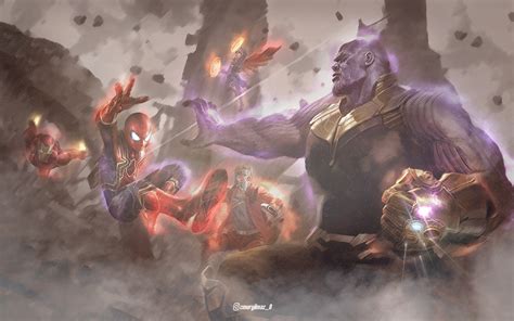 1680x1050 Avengers Fighting With Thanos 1680x1050 Resolution Hd 4k