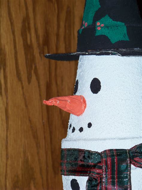 Silver Trappings: Kids Christmas Craft - Clay Pot Snowman