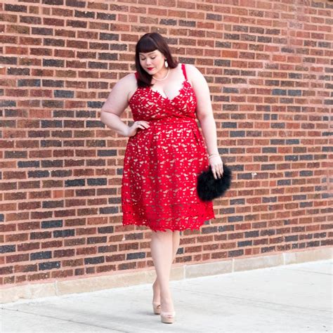 Hotness There Is No Other Word For This Amazing Plus Size Red Lace