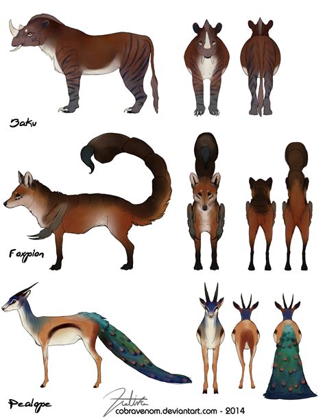 Mythical Creatures 3 Commission By Cobravenom On Deviantart