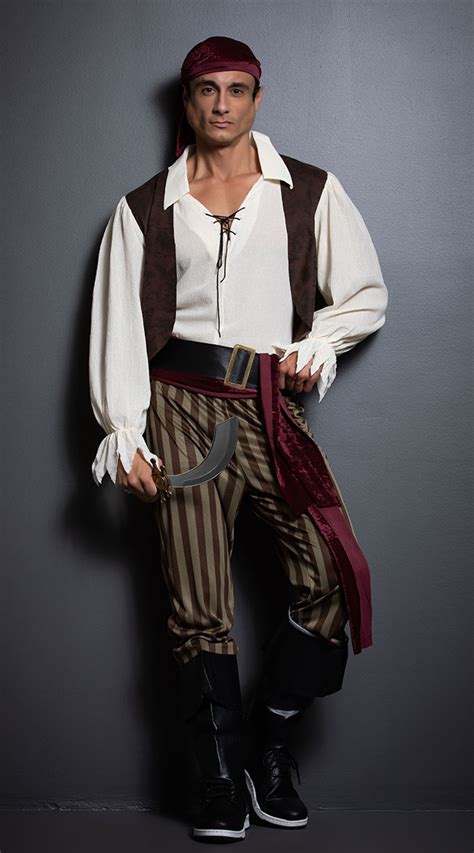 Mens Rogue Pirate Costume Deluxe Mens Pirate Costume Sexy Mens