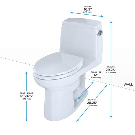 Toto® Ultramax® One Piece Elongated 16 Gpf Ada Compliant Toilet With