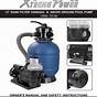 Xtremepowerus Sand Filter Manual