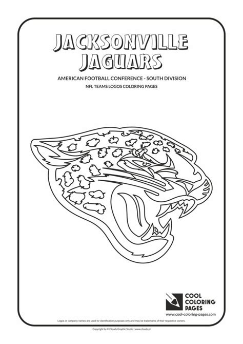 Cool Coloring Pages Jacksonville Jaguars Nfl American Football Teams