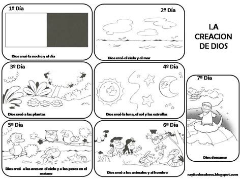 La Creación La Creacion Para Niños 7 Días De La Creación Imagenes De La Creacion