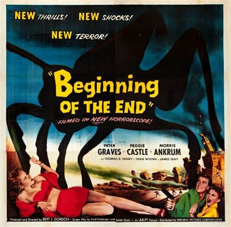 Beginning Of The End 1957 The End Movie Peter Graves Republic