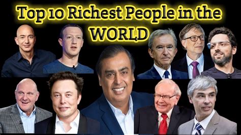 Top 10 Richest In Mancity 9 Of The 10 Richest People In The World Are