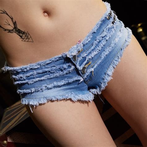 Sexy Cut Off Low Waist Women Casual Denim Jean Shorts Feminino Mini Hot