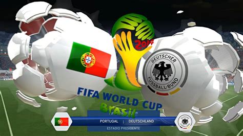 It's an astonishing day in football history. Portugal gegen Deutschland - WM 2014 in Brasilien ...