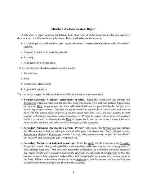 You can use a research proposal example to help in designing your own template. 11+ Data Analysis Report Examples - PDF, Docs, Word, Pages ...