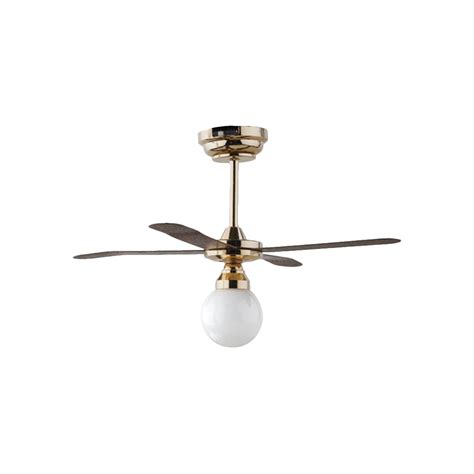 Houseworks Led Miniature White Globe Ceiling Fan Light Battery Operate