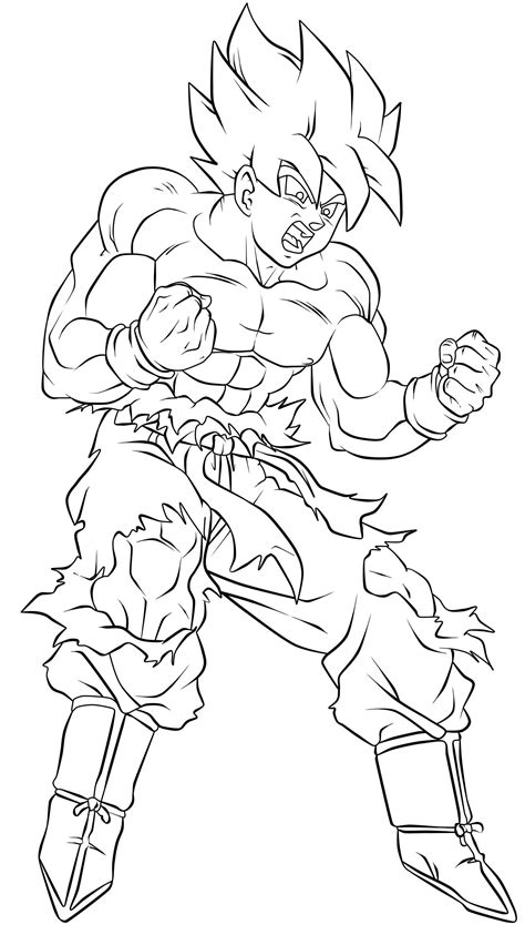 Goku Ssj By Wladyb91 On Deviantart In 2020 Dragon Drawing Dragon
