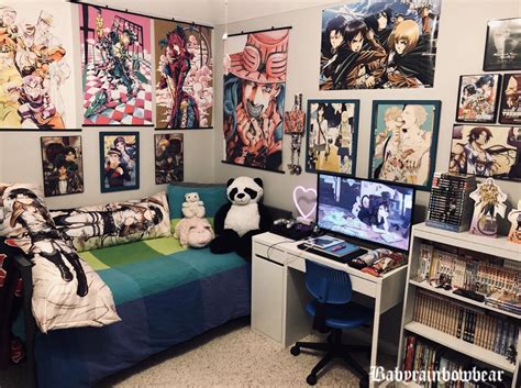 Putz Estou Em Bnha Anime Bedroom Ideas Otaku Room Cute Room Ideas
