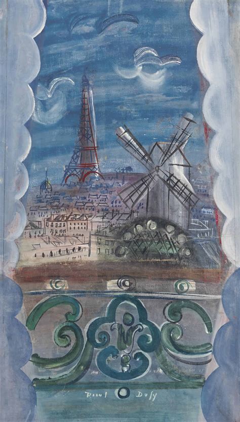 Raoul Dufy 1877 1953 Fenêtre Ouverte Sur La Tour Eiffel Et Le