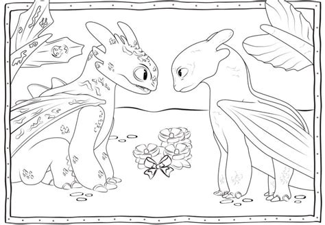 Dibujo De Chimuelo 03 De Cómo Entrenar A Tu Dragón Para Colorear