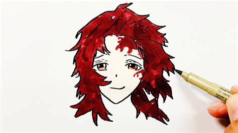 How To Draw Yoriichi From Demon Slayer Youtube