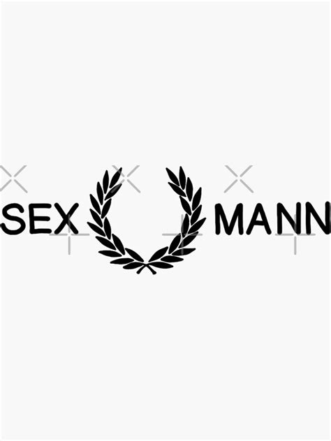 Sex Man Apparel Black Sticker For Sale By Doerpnation Redbubble