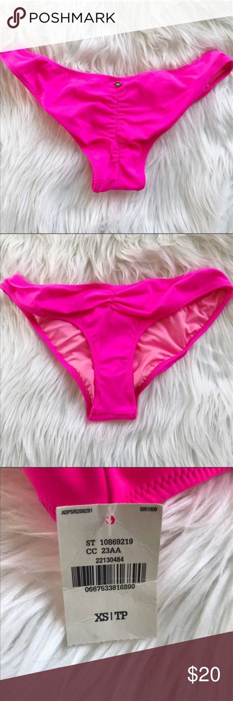 Pink Victoria Secret Cheeky Bikini Swim Bottom Xs Bikinis Cheeky