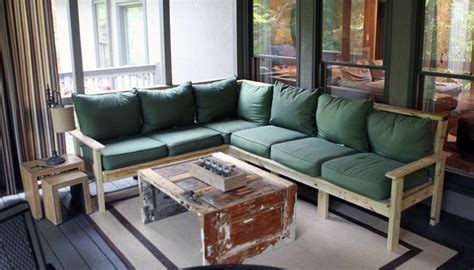 By combining a few modules you can create am outdoor sofa having almost any shape and size. How to make an outdoor sectional - I Like To Make Stuff ...
