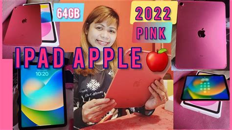 Unboxing Apple Ipad Pink 2022 64gb Beautiful Amazing Ipadlatest Ipad