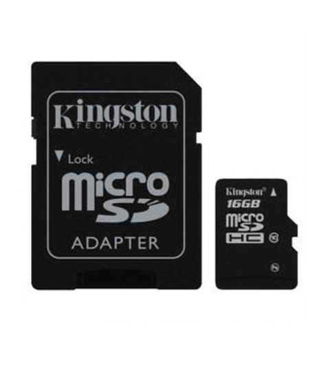 Looking for a good deal on 16gb sd card? Kingston 16 Gb Micro Sd Card Class 10 - Memory Cards Online at Low Prices | Snapdeal India