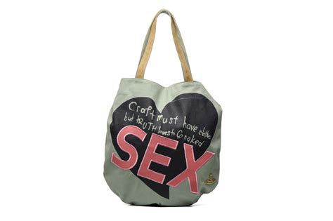 Vivienne Westwood Africa Project Sex Shopper Vert Sacs à Main Chez