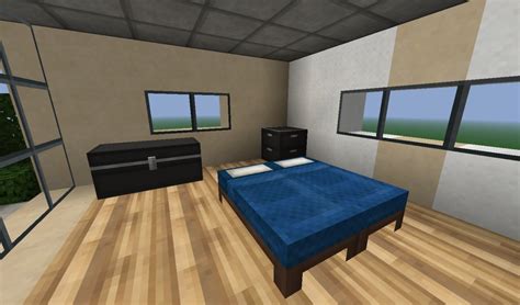 A modern exotic bedroom set has specialties such as clean lines, minimalist design, matte finish, and unique features. Fancy Modern House! Minecraft Map