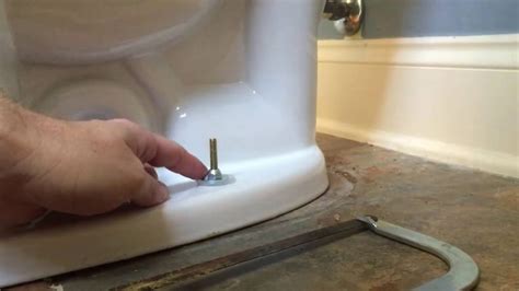 Replace Toilet Tank Bolts Without Removing Toilet Dismantle The Toilet