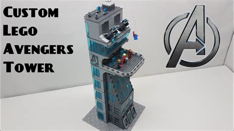 Custom Lego Avengers Tower Moc Youtube